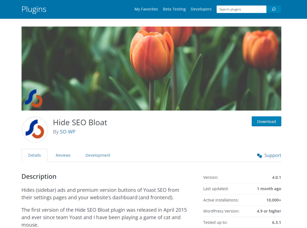 Hide Seo Bloat