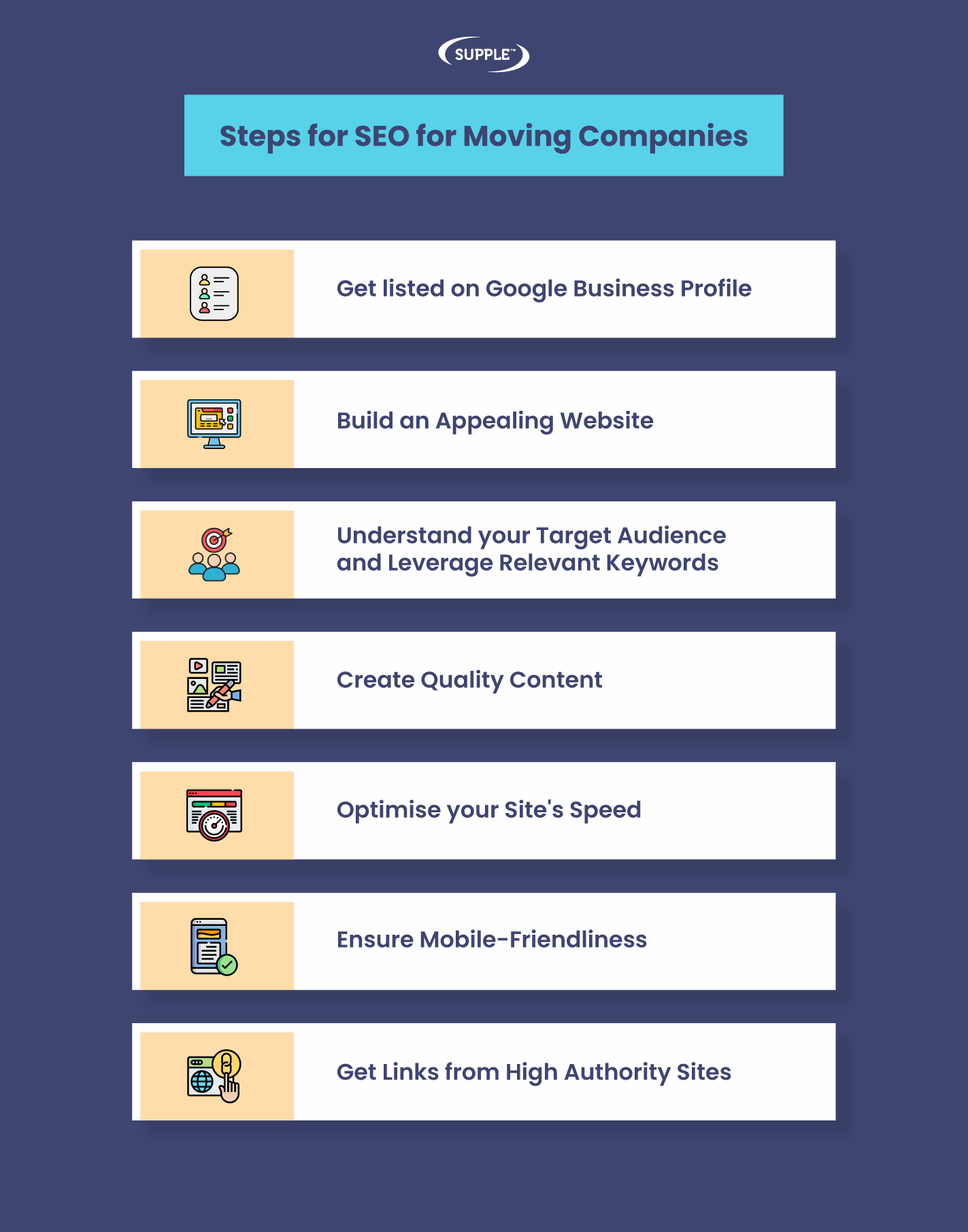 Steps For Seo For Moving Companies