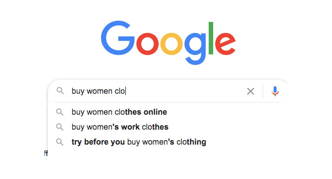 Use Google auto-suggest
