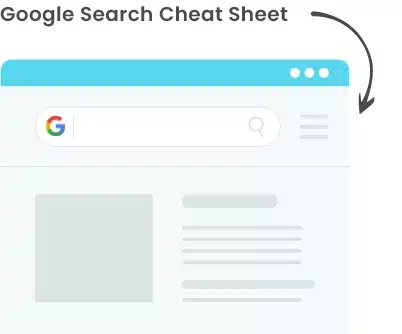 Google Search Cheatsheet