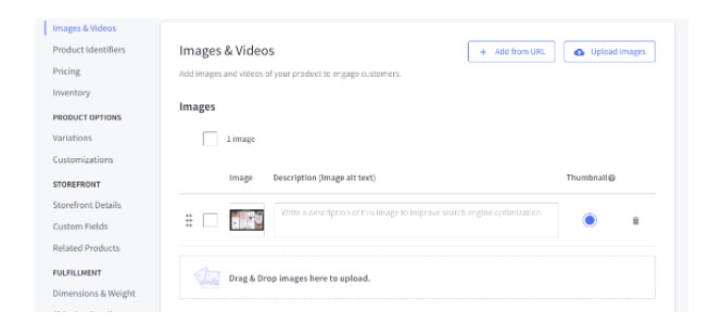 BigCommerce Product Images