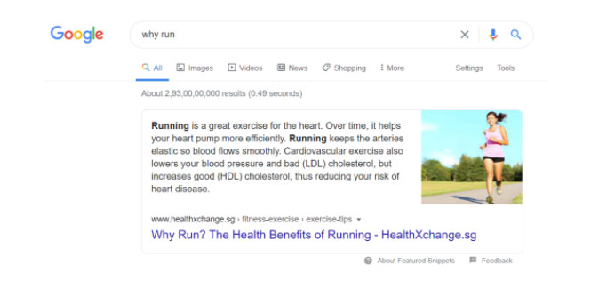 Optimize For Featured Snippets