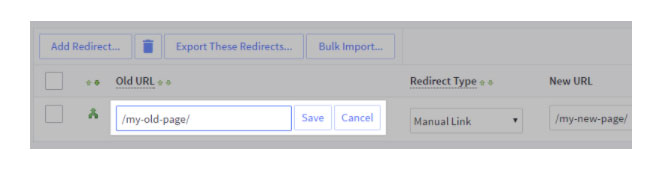 Set 301 Redirects