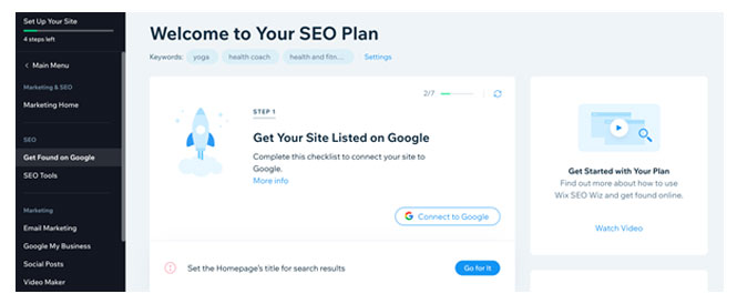 Set Up Wix Seo Wiz For Your Website 2