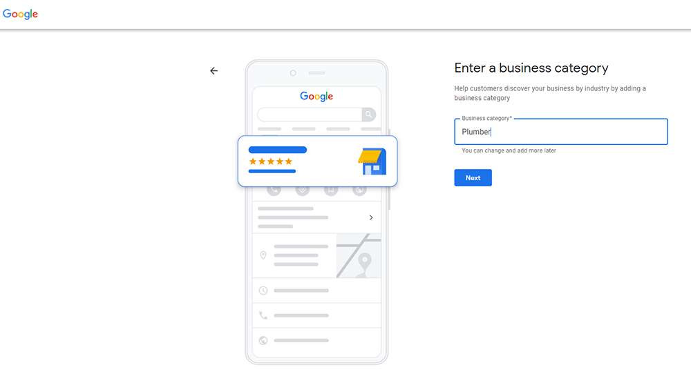 Set Your Business Category 2
